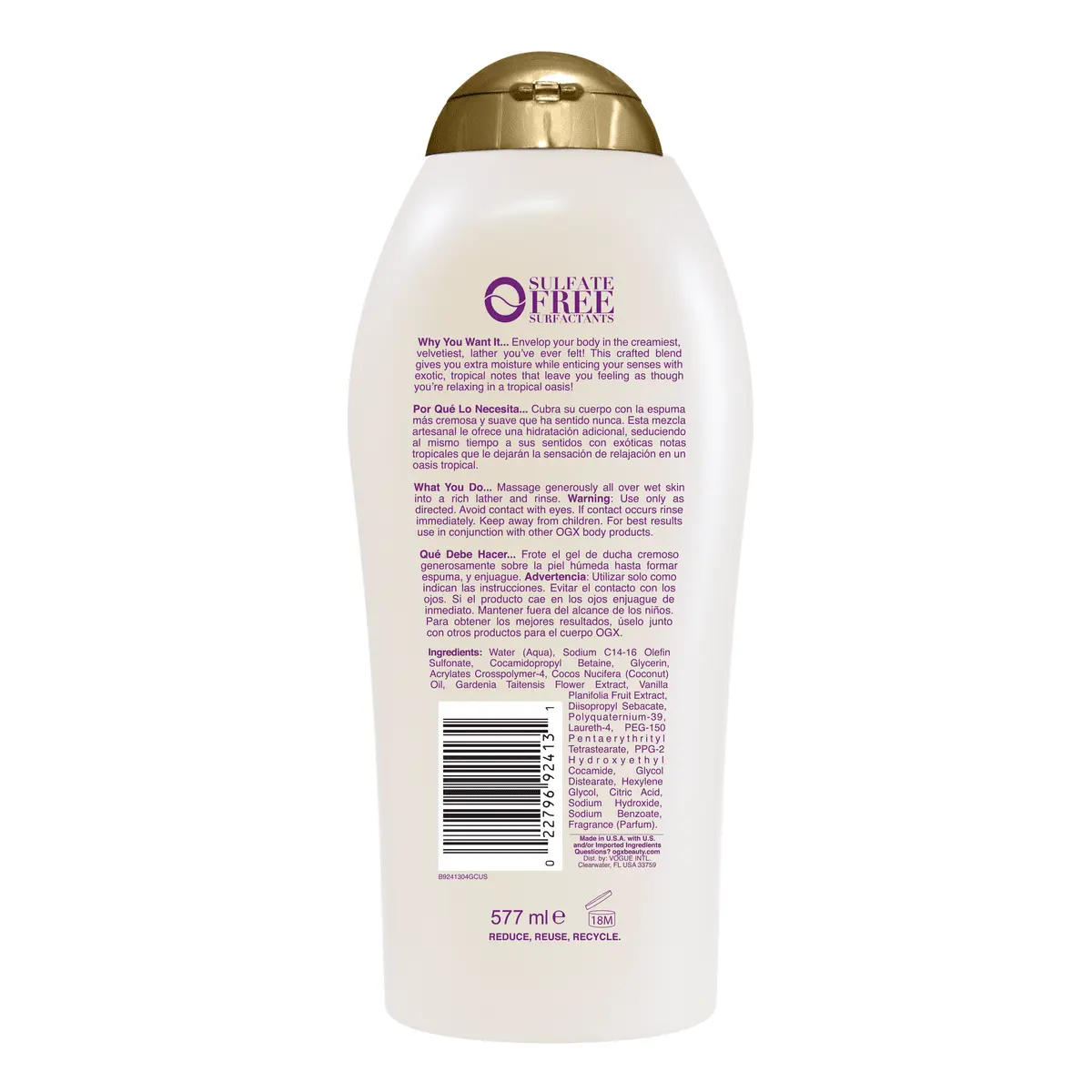 Extra Creamy + Coconut Miracle Oil Ultra Moisture Body Wash 19.5 fl oz (1)