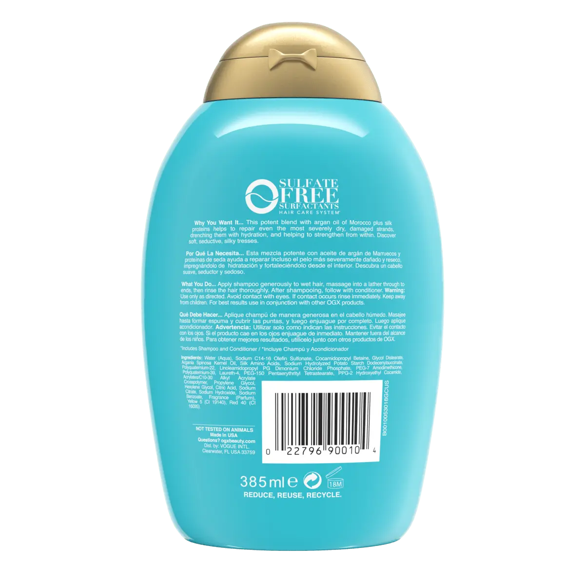 Extra Strength Hydrate + Repair Argan Oil of Morocco Shampoo 13 fl oz (2)