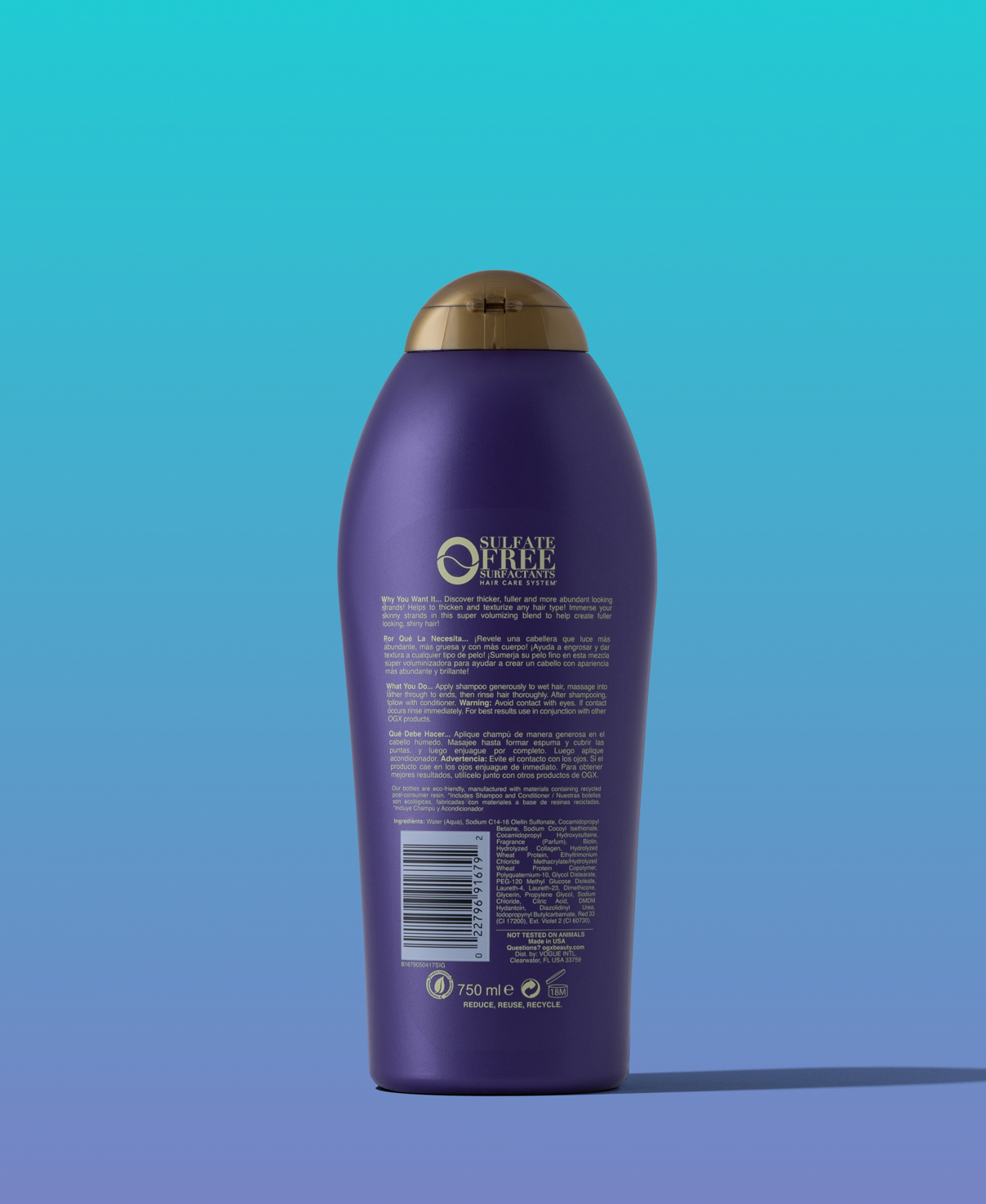 Thick & Full + Biotin & Collagen Salon Size Shampoo 25.4 fl oz
