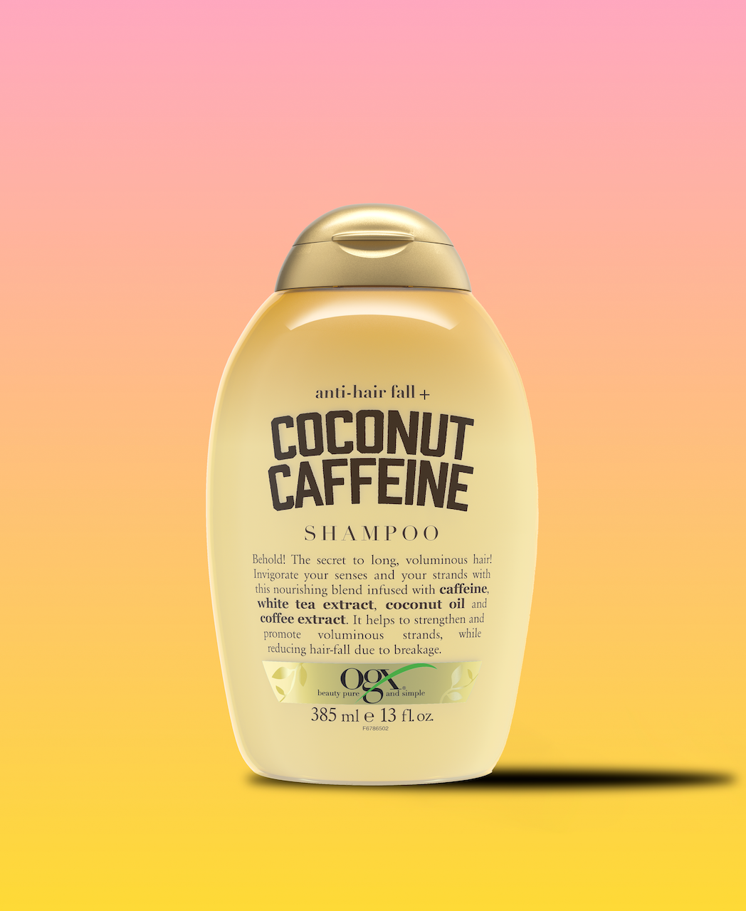 Anti-Hair Fall + Coconut Caffeine Strengthening Shampoo oz | OGX Beauty