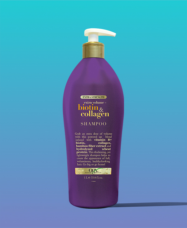 & Full Biotin & Collagen Salon Size Shampoo with 25.4 fl oz | OGX Beauty