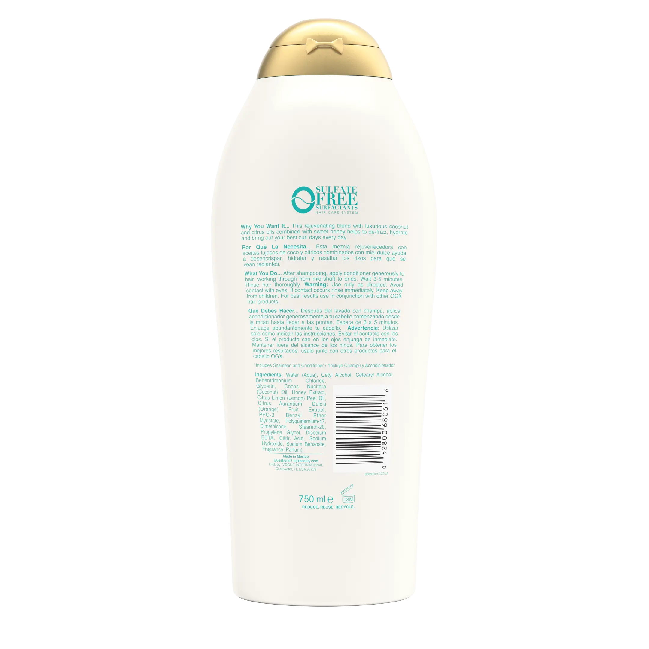 Moisturizing Coconut Conditioner for Curly Hair 2